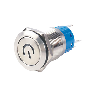 Metal push button switch  19mm